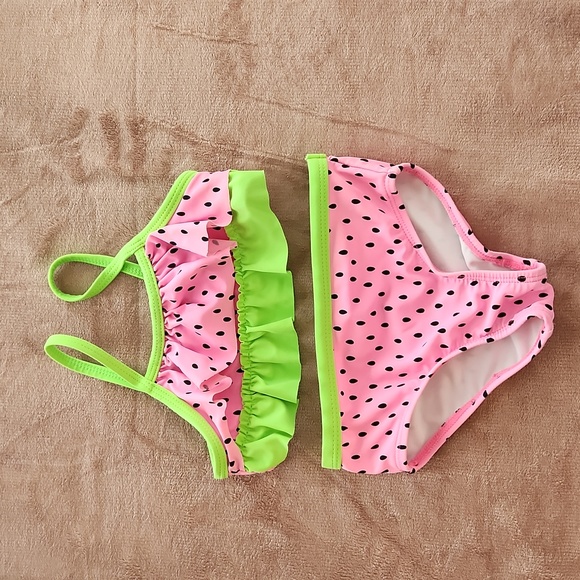 Lot of 2 Peice bathing suits baby 24 mo - Picture 6 of 9